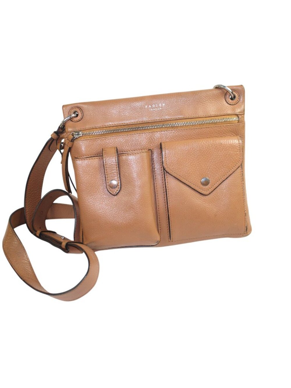 Radley London Wilton Way Dark Butter Leather Cross Body Bag - Picture 3 of 10